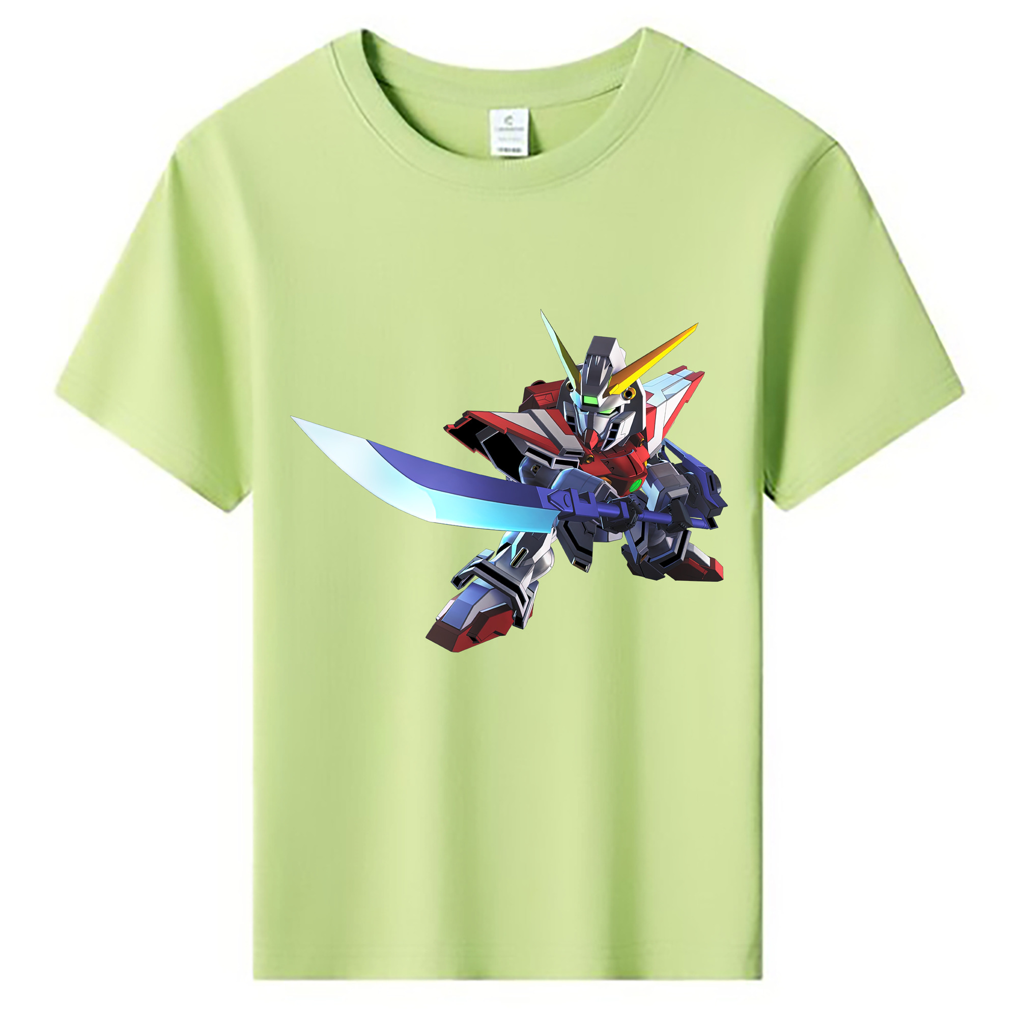 （画像用） 機動戦士ガンダム Mobile Suit Gundam 綿100％キッズTシャツ（フロントプリント）